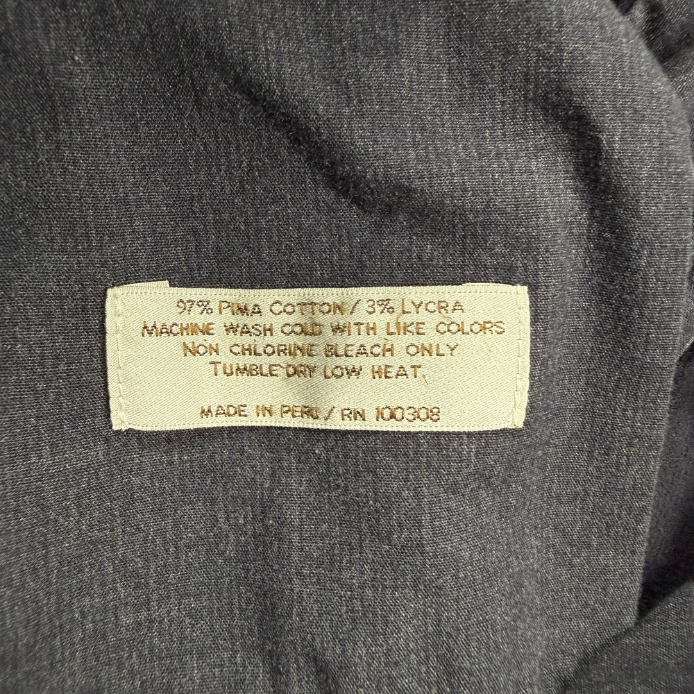 Peter Millar Pants Mens 40x33 Navy Blue Corduroy 5 Pocket Casual Stretch Comfort - Picture 8 of 10